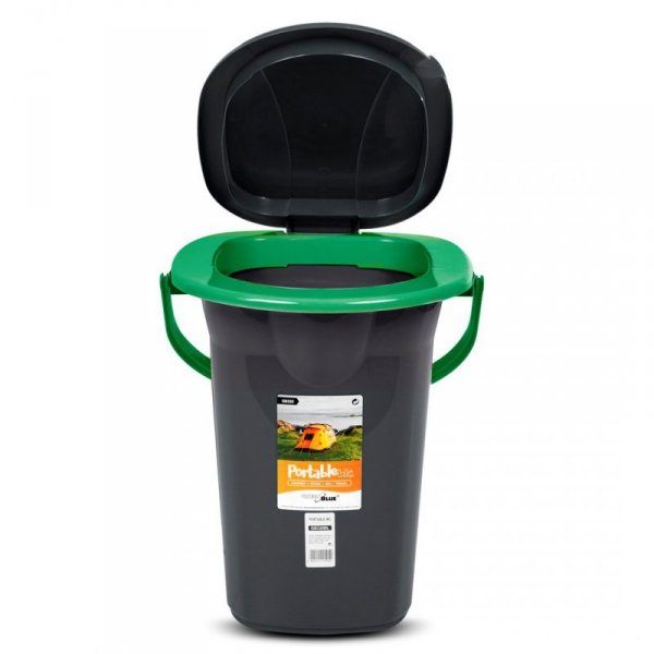GREENBLUE TOALETA TURYSTYCZNA, CZARNO-ZIELONA GB320BG