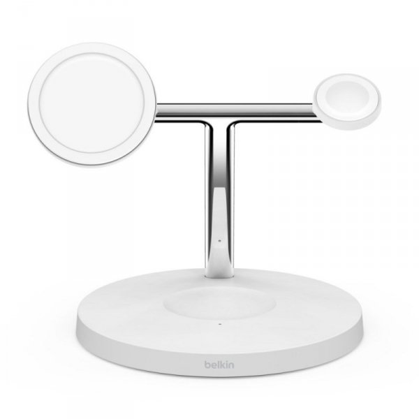 Ładowarka bezprzewodowa Belkin BoostCharge Pro 3-in-1 Wireless Charger with Official MagSafe Charging iPhone/Apple Watch/AirPods