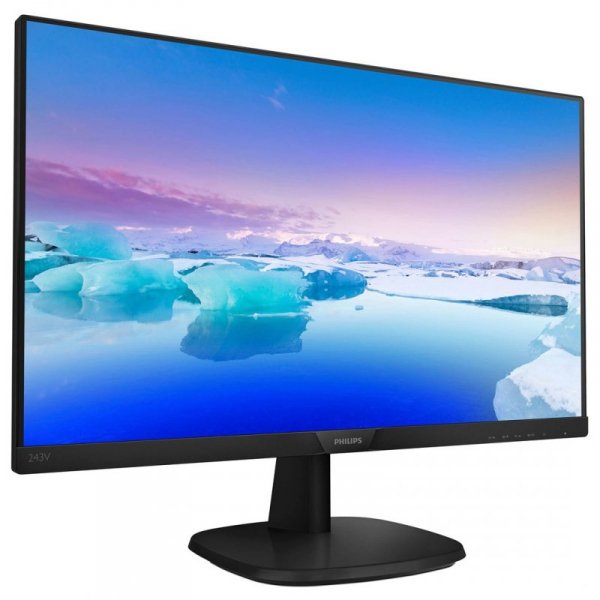 Monitor Philips 243V7QJABF/00 (23,8&quot;; IPS/PLS; FullHD 1920x1080; DisplayPort, HDMI, VGA; kolor czarny)