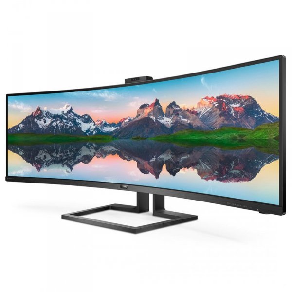 Monitor Philips 499P9H/00 (48,8&quot;; VA; 5120x1440; DisplayPort, HDMI x2; kolor czarny)