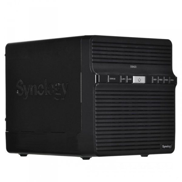 NAS Synology DS423; Tower; 4x (3.5&quot; SATA HDD); Realtek RTD1619B;,2GB DDR4, 2x 1GbE RJ-45