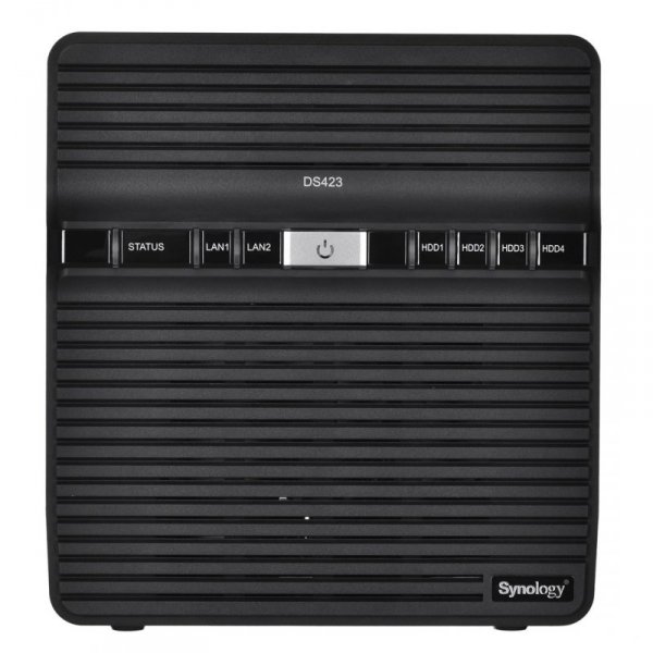 NAS Synology DS423; Tower; 4x (3.5&quot; SATA HDD); Realtek RTD1619B;,2GB DDR4, 2x 1GbE RJ-45