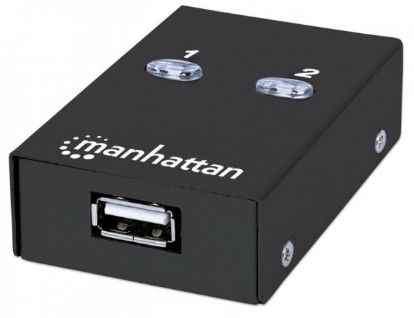MANHATTAN AUTOMATYCZNY PRZEŁĄCZNIK USB 2.0 2/1 MAN