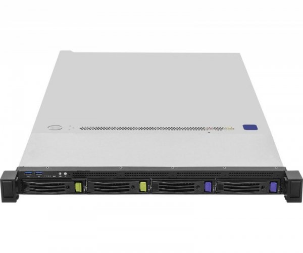 Platforma ASRock Rack (1U) AMD Ryzen 7000 (4xLFF, 2xGbE, Red.PSU, IPMI)