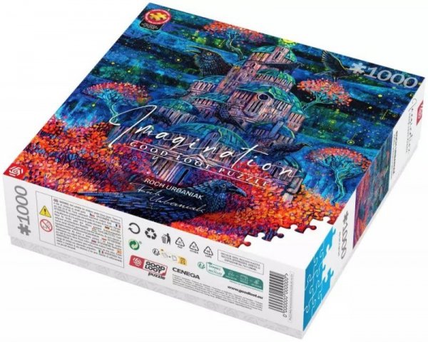 Puzzle Good Loot Imagination: Roch Urbaniak Twierdza Pani Kruków / Raven Queen&#039;s Fortress 1000 elementów