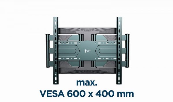 GEMBIRD REGULOWANY UCHWYT ŚCIENNY LCD 40&quot;-80&quot; VESA MAX 600 X 400MM, DO 50KG