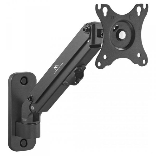 MACLEAN UCHWYT NAŚCIENNY MONITORA 17&quot;-27&quot; SPRĘŻYNA GAZOWA MAX 7KG MC-458