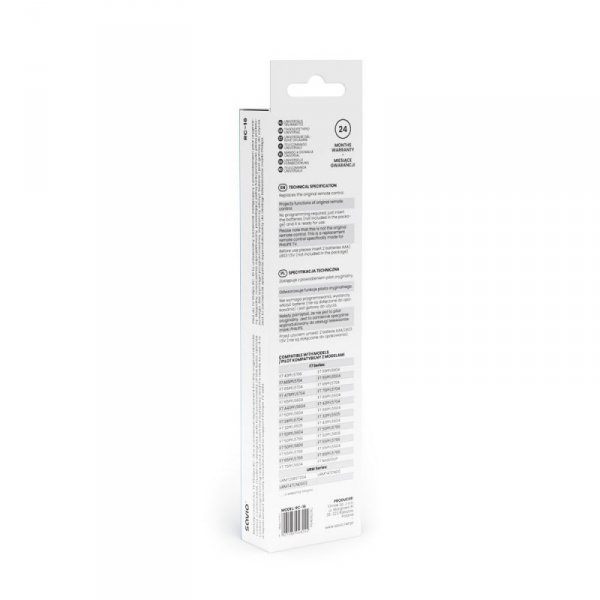 SAVIO PILOT UNIWERSALNY/ZAMIENNIK DO TV PHILIPS, SMART TV, RC-16