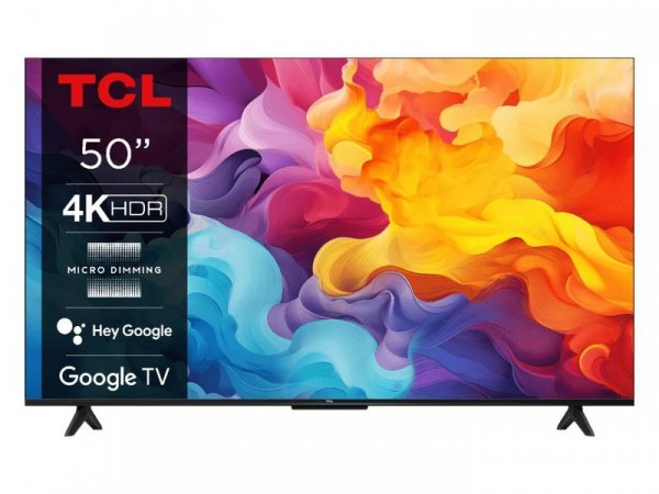 Telewizor TCL 50V6B LED 50&#039;&#039; 4K Ultra HD Google TV Dolby Audio DVB-T2 Czarny