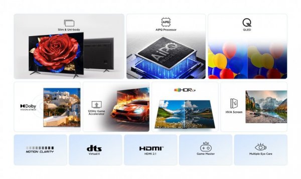 Telewizor 55&quot; TCL 55P79K