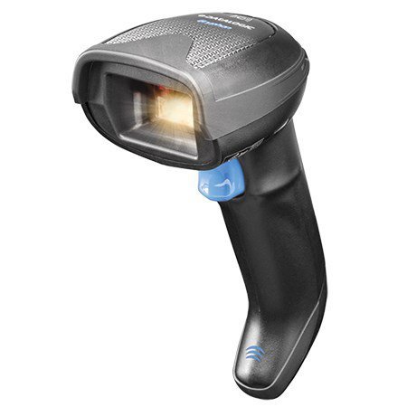 Bezprzewodowy czytnik kodów kreskowych Datalogic Gryphon GM4500-BK-433K1 2D/USB/Czarny/Kabel USB/podstawka/Baza ładująca