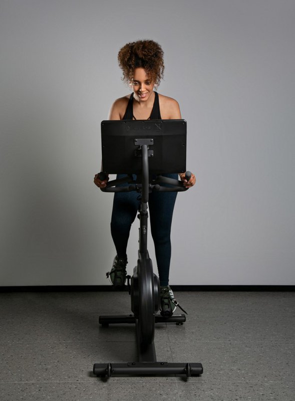 Rower stacjonarny, magnetyczny OVICX Q200X z ekranem dotykowym 15,6&quot; TFT, WIFI bluetooth&app (WYPRZEDAŻ)