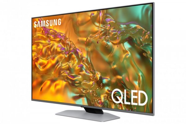 Telewizor Samsung QE65Q80DATXXH QLED 65&#039;&#039; 4K Ultra HD Tizen 120Hz  Dolby Atmos Srebrny (WYPRZEDAŻ)