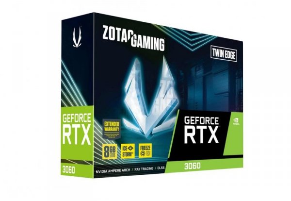 Karta graf. ZOTAC GeF RTX 3060 Twin Edge 8GB GDDR6 (WYPRZEDAŻ)