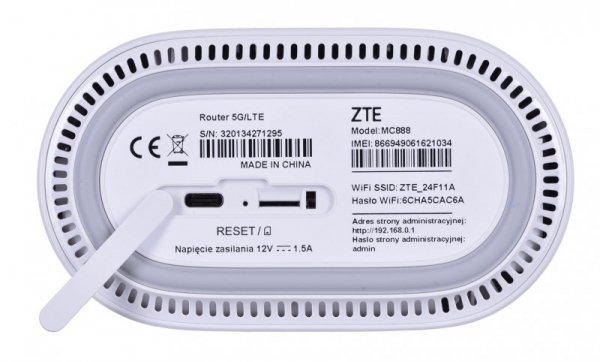 Router ZTE MC888 5G stacjonarny (WYPRZEDAŻ)