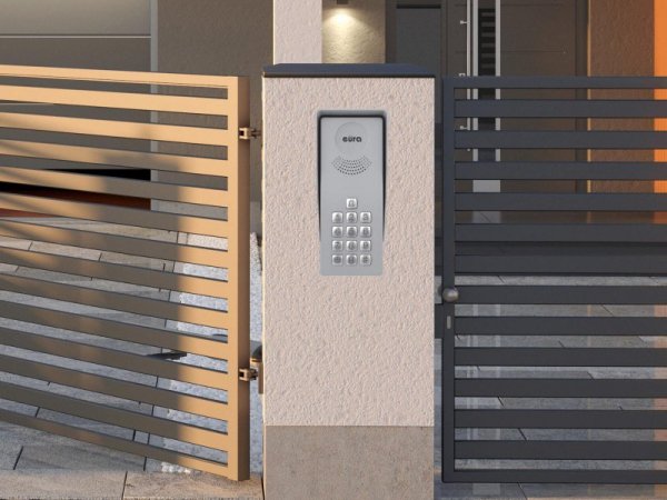 DOMOFON &#039;&#039;EURA&#039;&#039; ADP-36A3 &#039;&#039;INGRESSO BIANCO&#039;&#039; - 1-rodzinny, kaseta zewnętrzna z szyfrato
