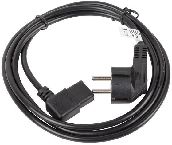 KABEL ZASILAJĄCY CEE 7/7 IEC 320 C13 1.8M KĄTOWY VDE Lanberg