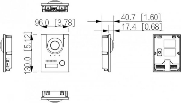 Stacja bramowa Dahua VTO2202F-P-S3
