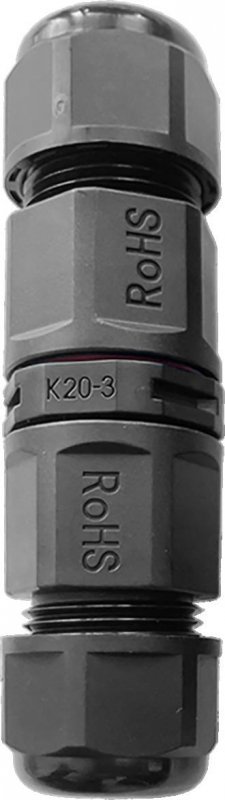 Konektor Mufa kablowa prosta z szybkozłączką IP68, 3x4mm2, 400V/20A OR-AE-13620