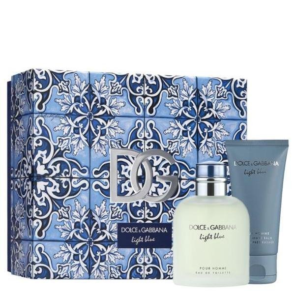 Dolce &amp; Gabbana Light Blue pour Homme Set - Eau de Toilette 75 ml + After Shave Balm 50 ml