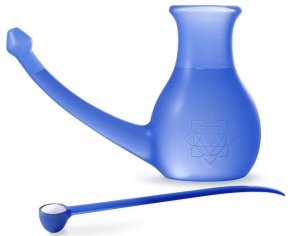 NoseBuddy Zestaw do płukania nosa (kolor niebieski)