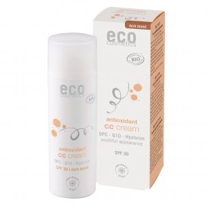 ECO Cosmetics Krem CC ciemny SPF 30  z OPC, Q10 i kwasem hialuronowym  50ml