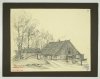 [PRUSY Wschodnie]. T. Hofmann z Kassel - Zbiór 15 odręcznych rysunków dokumentujących zabudowania wiejskie Prus Wschodnich z 1897.