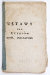 USTAWY dla uczniów szkół publicznych.