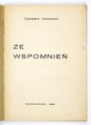 HULANICKI Czesław - Ze wspomnień.