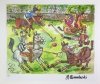 TYTUS, Romek i A'Tomek. Gra w polo - inkografia. Rys. Henryk Jerzy Chmielewski (Papcio Chmiel)