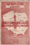 Informator adresowy miast i gmin wiejskich Rzeczypospolitej Polskiej, cz.1-2