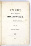 MINASOWICZ Józef Dyonizy - Twory ... T. 1-4. Wyd. III.