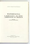 Bartkowski Jan - Wspomnienia z powstania 1831 roku i pierwszych lat emigracji. Oprac. E. Sawrymowicz