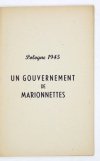 POLOGNE 1945. Gouvernement de marionettes.