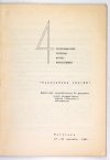 [WARSZAWSKA Jesień]. 4 Międzynarodowy Festiwal Muzyki Współczesnej Warszawska Jesień. Materiały uzupełniające do programu (noty biograficzne, teksty literackie, informacje).