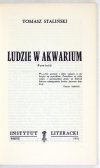 [KISIELEWSKI Stefan]. Tomasz Staliński [pseud.] - Ludzie w akwarium. Powieść