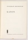 GROCHOWIAK Stanisław - Kanon
