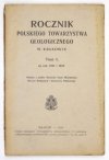ROCZNIK Polskiego Towarzystwa Geologicznego w Krakowie. T. 1. Za rok 1921 i 1922