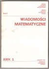 Wiadomości Matematyczne. T.24, cz.1