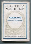 Almanach Biblioteki Narodowej.