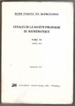 Rocznik Polskiego Tow. Matematycznego. Annales de la Societe polonaise de mathematique. T..7 Annee 1928