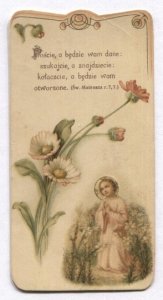 PROŚCIE, a będzie wam dane; szukajcie, a znajdziecie [...].