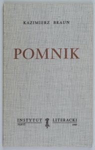 Braun Kazimierz - Pomnik [Biblioteka Kultury]