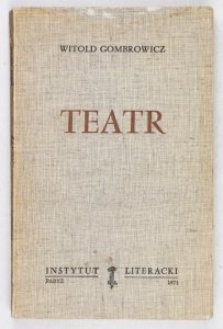 GOMBROWICZ Witold - Teatr.