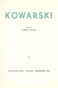 Bogucki Janusz - Kowarski
