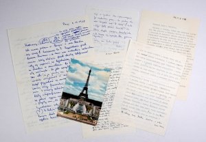 [HERBERT Katarzyna]. Zestaw 6 listów Katarzyny Herbert, żony Zbigniewa, do Haliny i Zdzisława Najderów z l. 1966-1968