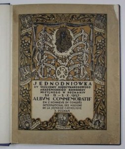 JEDNODNIÓWKA ku uczczeniu międzynarodowego Akademickiego Kongresu Misyjnego w Poznaniu 28 IX - 2 X 1927..