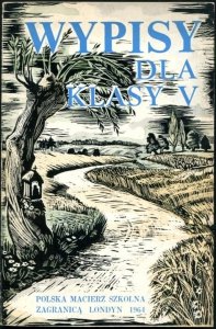 Goławska Maria - Wypisy podręcznik do nauki języka polskiego dla klasy V. Ułożyła ... Okładka Ireny Ludwigowej.