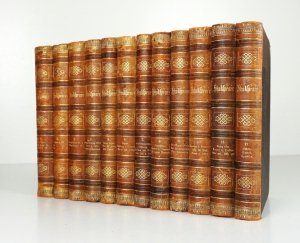 [SHAKESPEARE William] - Shakespeare's dramatische Werke. Nach der Uebersetzung von August Wilhelm Schlegel und Ludwig Tieck [...]. Bd. 1-12