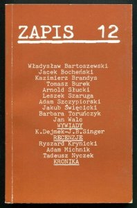 Zapis: poezja, proza, eseje, kronika. [R. 3], nr 12: X 1979.